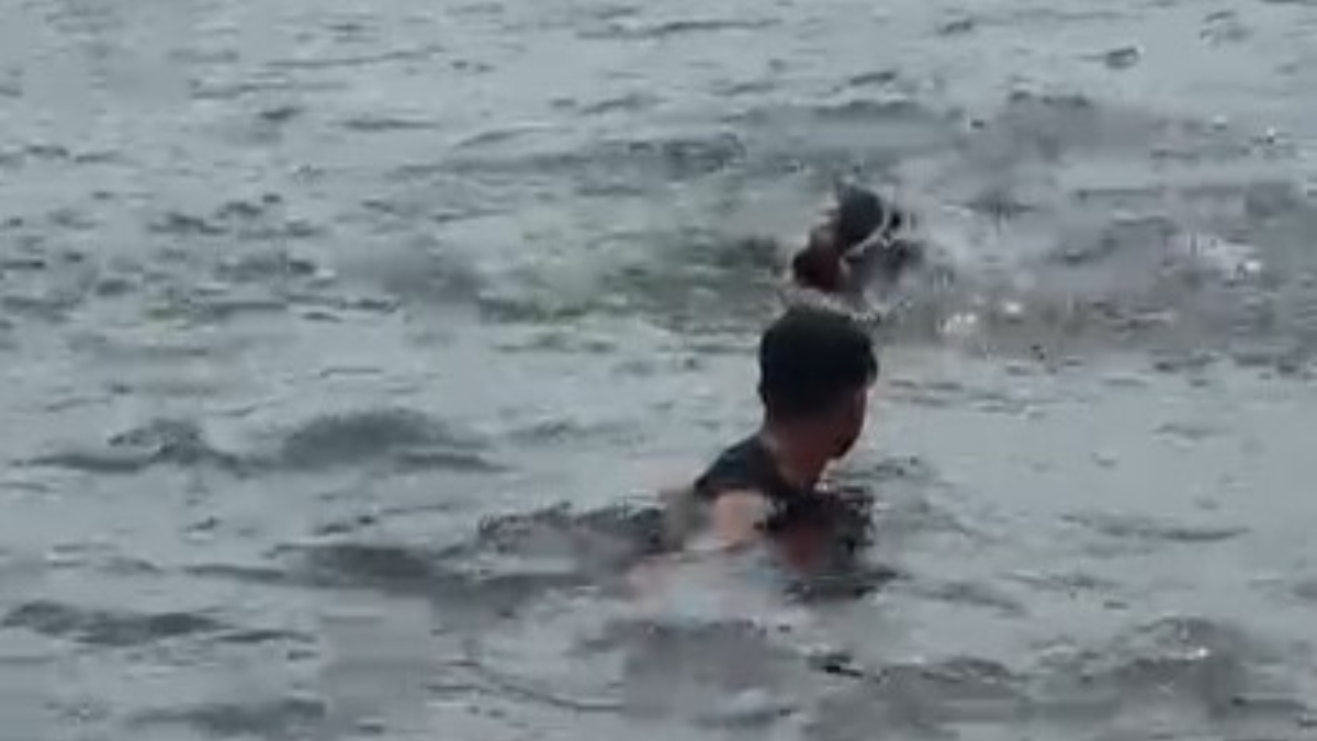 पार्टी मनाने गया युवक दोस्तों के सामने डैम में डूबा, मौत का लाइव VIDEO आया सामने
