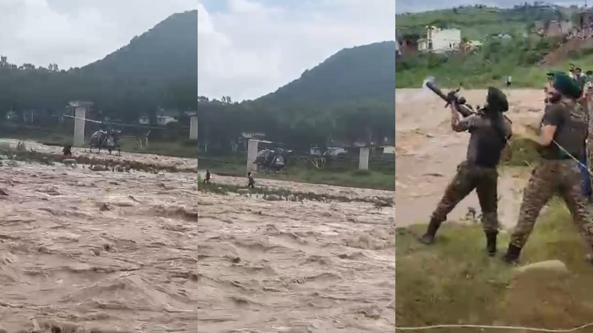 राजौरीः बाढ़ में फंसे किशोर को बचाने में आर्मी के अद्भुत कौशल का ये वीडियो दिल जीत लेगा, आप भी देखें