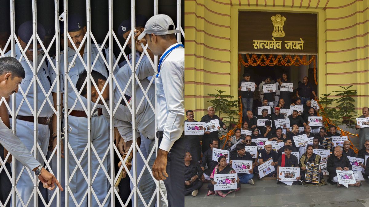 बिहार विधानसभा में RJD विधायकों की मार्शल के साथ धक्का-मुक्की, वेल से निकालने में छूटे पसीने