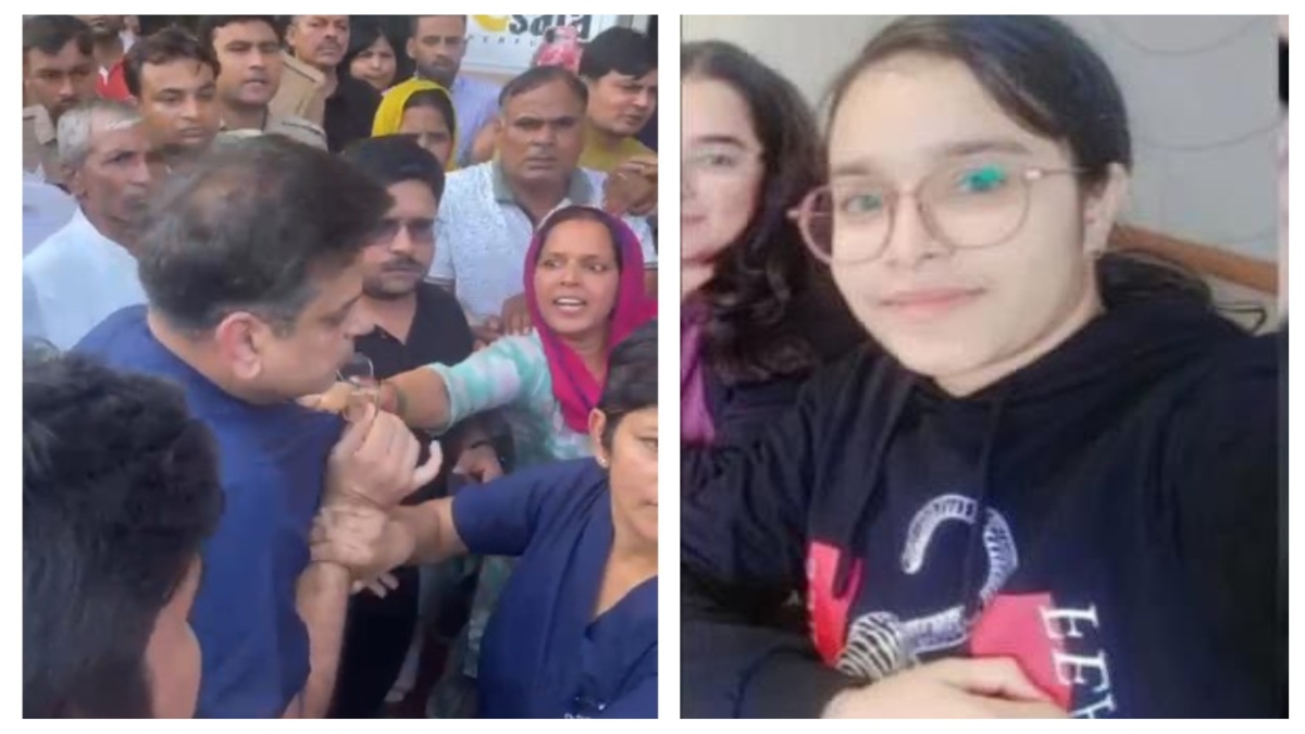 शारदा यूनिवर्सिटी सुसाइड केस: दर्ज हुई FIR, छात्रा की मां ने प्रोफेसर को जड़ा जोरदार तमाचा-VIDEO