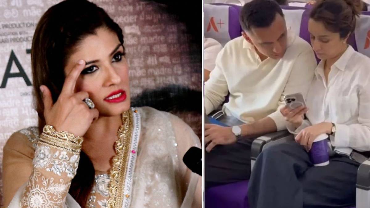 फ्लाइट स्टाफ ने चुपके से बनाया श्रद्धा कपूर का बॉयफ्रेंड संग वीडियो, रवीना हुईं नाराज