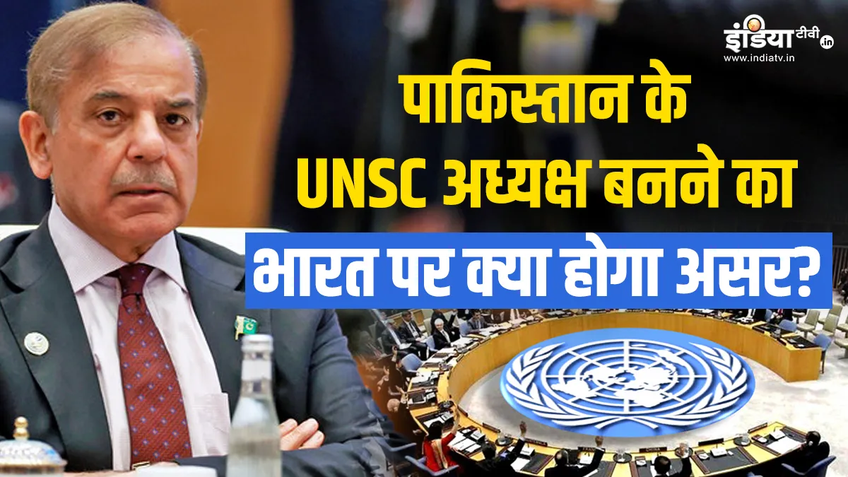 पावरफुल बन गया पाकिस्तान? UNSC अध्यक्ष की मिली कमान, एक महीने में करेगा कौन सा काम? पाकिस्तान बना यूएनएससी का अध्यक्ष- India TV Hindi