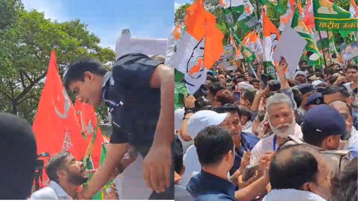 महागठबंधन के प्रोटेस्ट मार्च में कन्हैया और पप्पू यादव को मंच पर जाने से रोका गया, जेडीयू ने ली चुटकी, जानें क्या कहा?