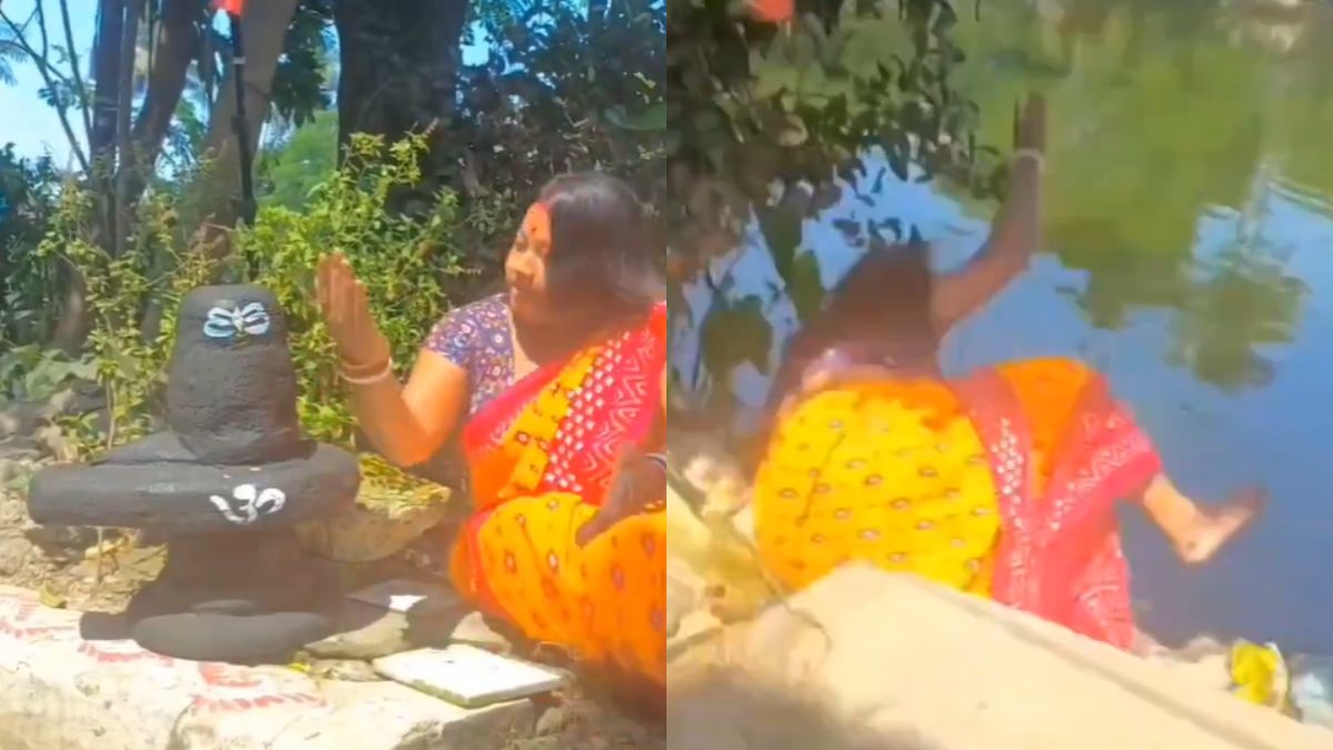 महादेव ने भक्ति का फल तुरंत दे दिया! पूजा करते हुए रील बना रही थी महिला, देखें फिर क्या हुआ