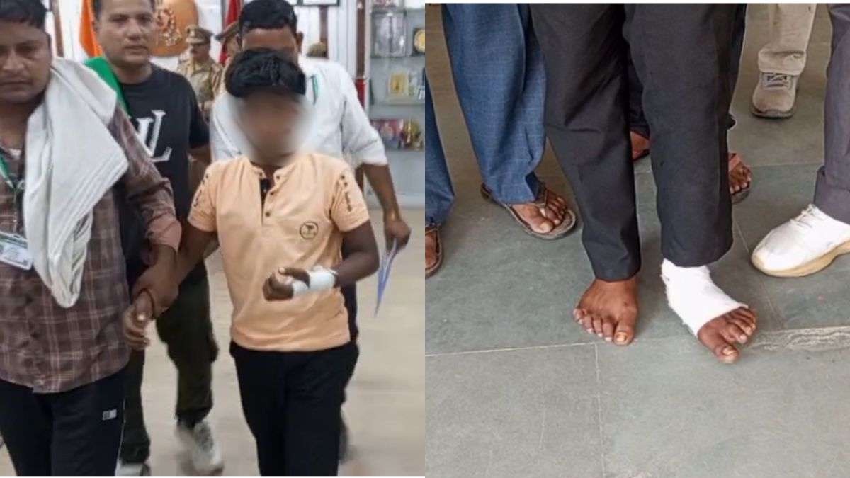 यूपीः स्कूल फीस देने में देरी हुई तो टीचरों ने कमरे में बंद कर बेरहमी से पीटा, लंगड़ाते हुए SP के पास पहुंचा छात्र यूपीः स्कूल फीस देने में देरी हुई तो टीचरों ने कमरे में बंद कर बेरहमी से पीटा, लंगड़ाते हुए SP के पास पहुंचा छात्र