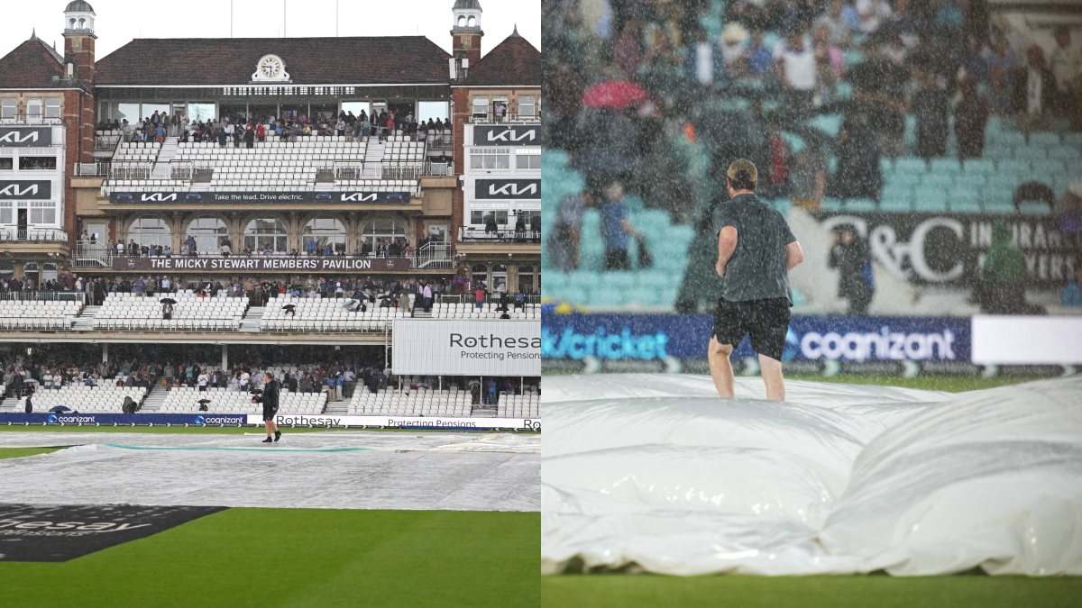 IND vs ENG 5th Test: आखिरी दिन भी बारिश की पूरी संभावना, क्या ओवल टेस्ट का निकलेगा नतीजा?