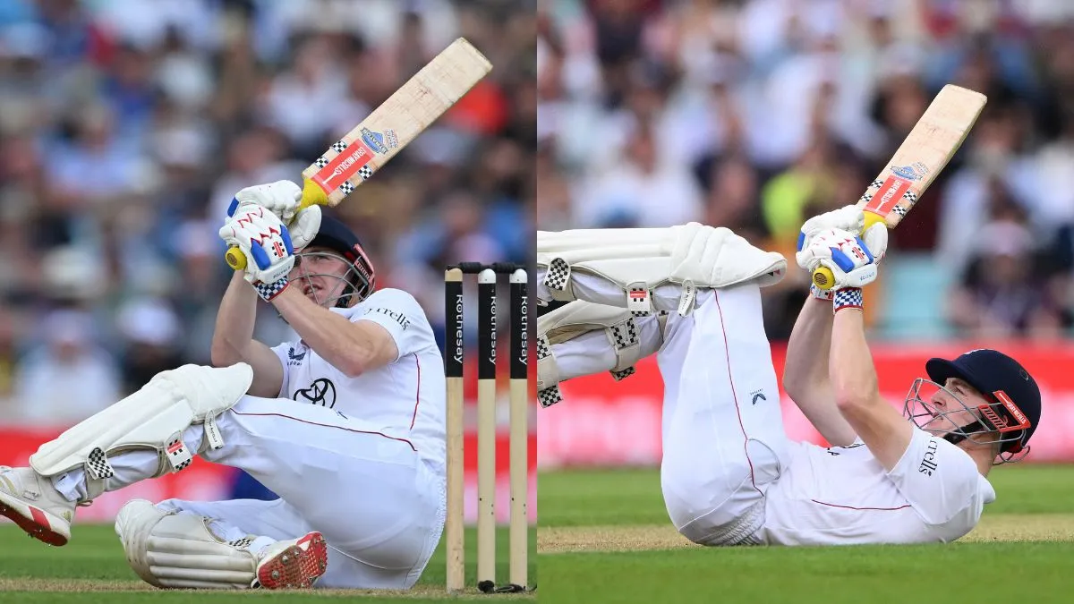 VIDEO: इंग्लैंड के खिलाड़ी ने की ऋषभ पंत की कॉपी, गिरते-पड़ते लगाया अतरंगी शॉट, फैंस का रिएक्शन हुआ वायरल Harry Brook- India TV Hindi
