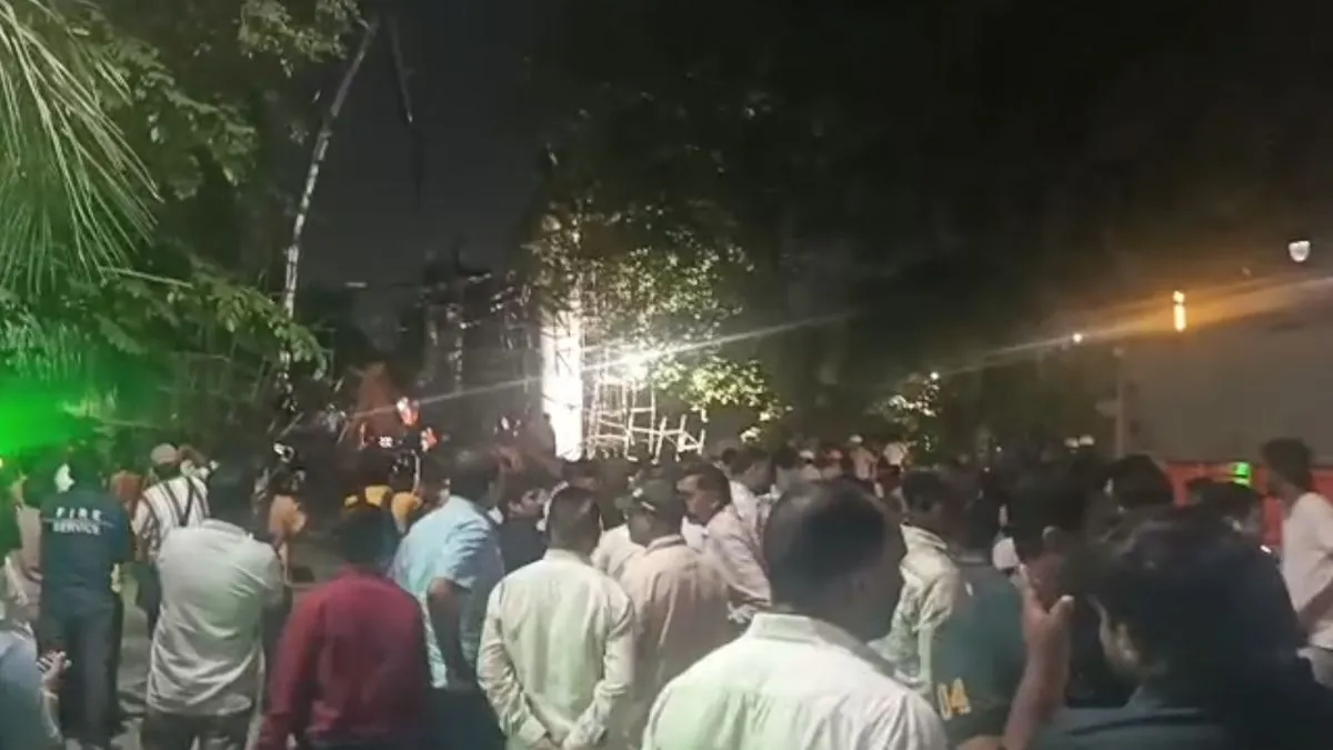 Nagpur temple accident, Koradi temple slab collapse- India TV Hindi