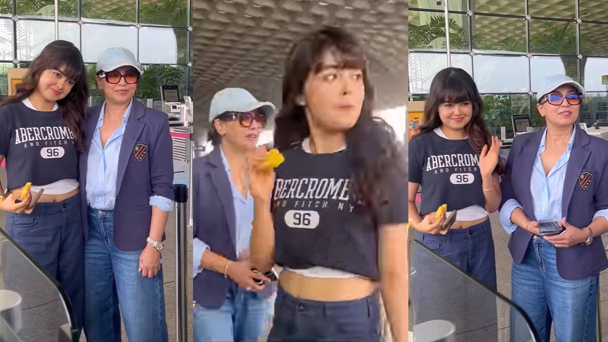 मिठाई के चटकारे लेने पर था स्टारकिड का ध्यान, पीछे से ग्लैमरस मम्मी ने दी आवाज, फिर..