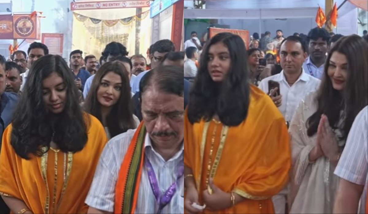 ऐश्वर्या राय ने आराध्या संग किए बप्पा के दर्शन, जीएसबी गणपति पंडाल से झलक आईं सामने