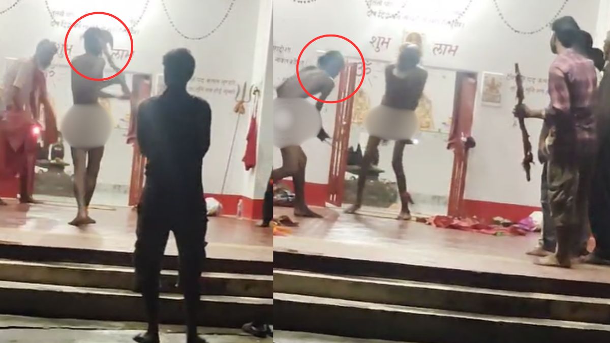 यूपी: मंदिर में नागा साधु का आतंक, पुजारी पर फरसे से हमला किया, प्राइवेट पार्ट पर भी किए वार, VIDEO वायरल