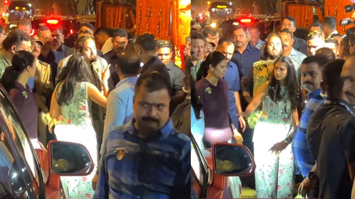 अंबानी फैमिली की छोटी बहू का गणेश चतुर्थी पर दिखा स्टाइलिश अंदाज, ट्रेडिशनल संग मॉर्डन का मेल है ग्लैम आउटफिट