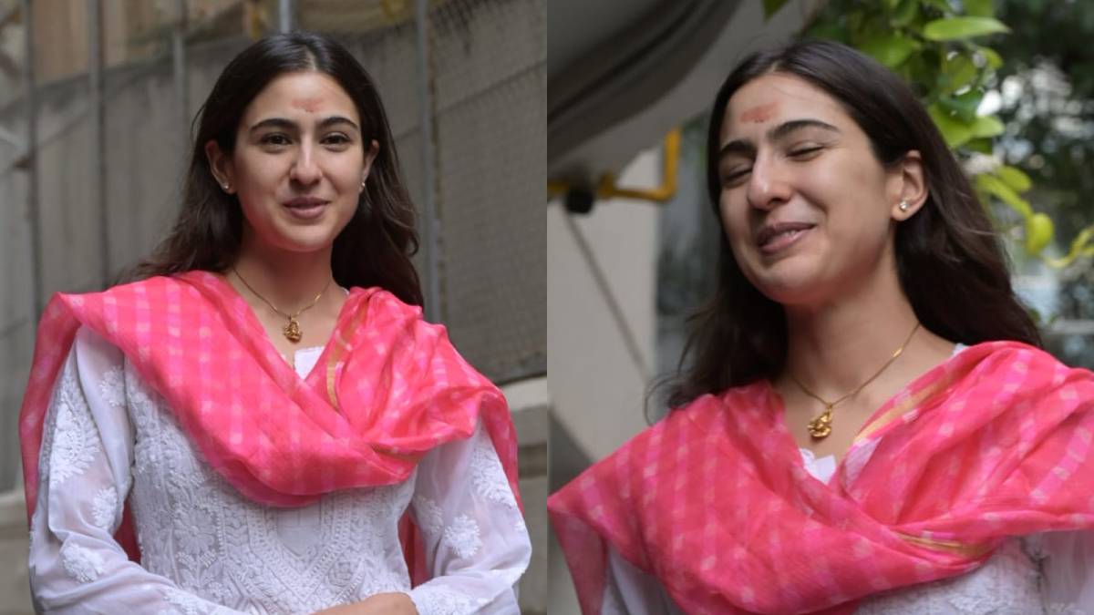 सलवार-सूट पहनकर बर्थडे मनाने निकलीं सारा अली खान, गले में दिखी चीज पर टिकी निगाहें