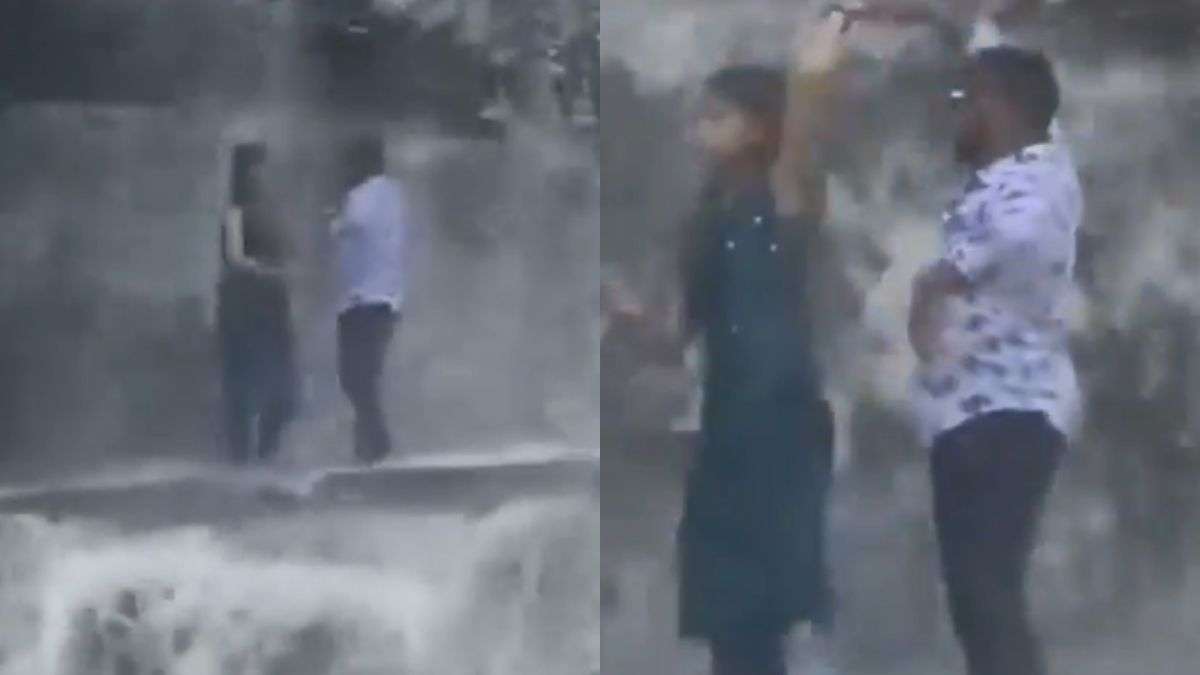 एक बार पैर फिसला तो इनका क्या होगा? Video देखने के बाद आपकी भी आंखें खुली रह जाएंगी