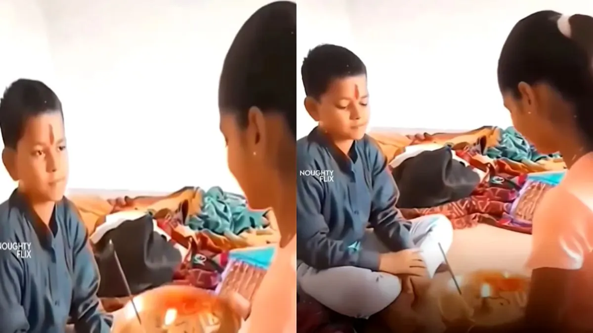 भाई को राखी बांधती बहन- India TV Hindi