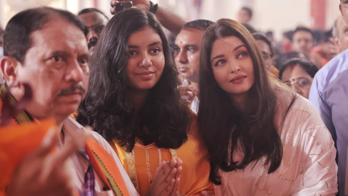 बिंदी लगाए जब ऐश्वर्या राय संग दिखीं आराध्या बच्चन, चर्चा में आ गई ये फोटो