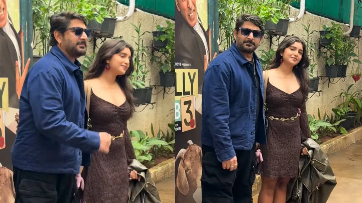 'जॉली' की बेटी ने लूट ली महफिल, क्यूटनेस पर टिकी निगाहें, लोग बोले- पापा की परी तो डीवा है actor arshad warsi daughter zene zoe warsi- India TV Hindi