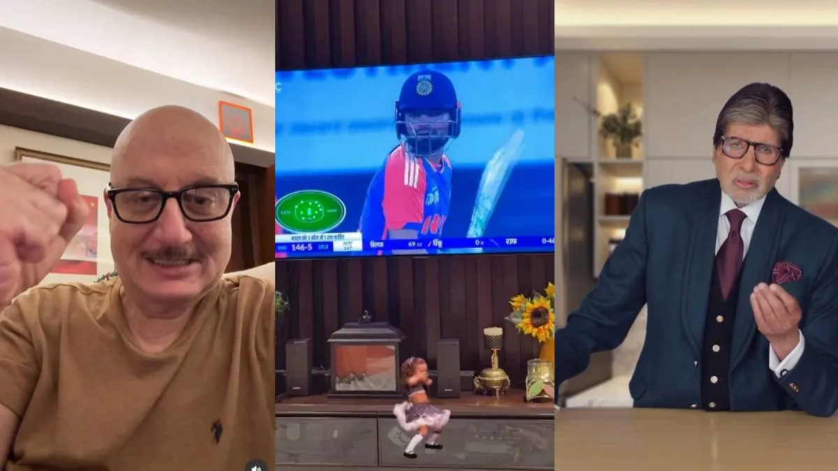 IND vs PAK: भारत की जीत के बाद खुशी से झूमे बॉलीवुड सितारे, जाहिर की खुशी, अमिताभ बच्चन ने खूब उड़ाई पाकिस्तान की खिल्ली bollywood reaction on asia cup india win- India TV Hindi