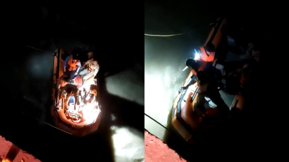 VIDEO: उज्जैन में हादसा, पुल से शिप्रा नदी में गिरी कार, कई लोगों के फंसे होने की आशंका