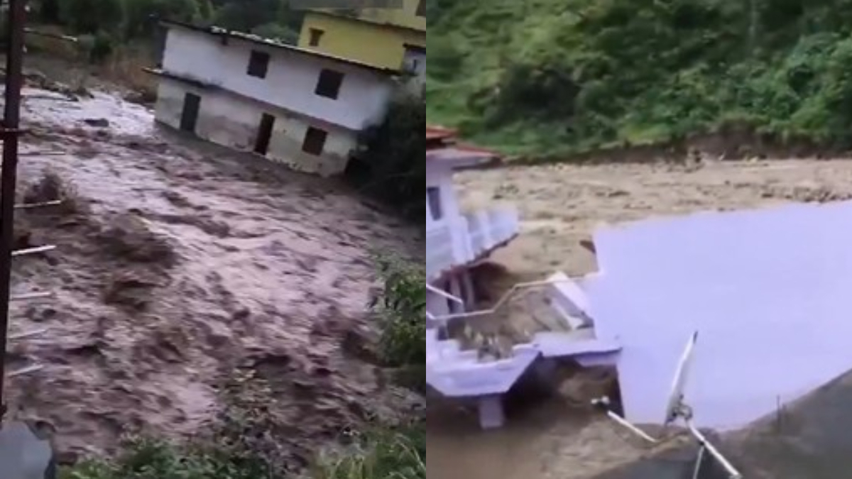 VIDEO: उत्तराखंड में फिर मची तबाही, चमोली में 2 जगहों पर फटा बादल, 6 घर ध्वस्त, 7 लोग लापता