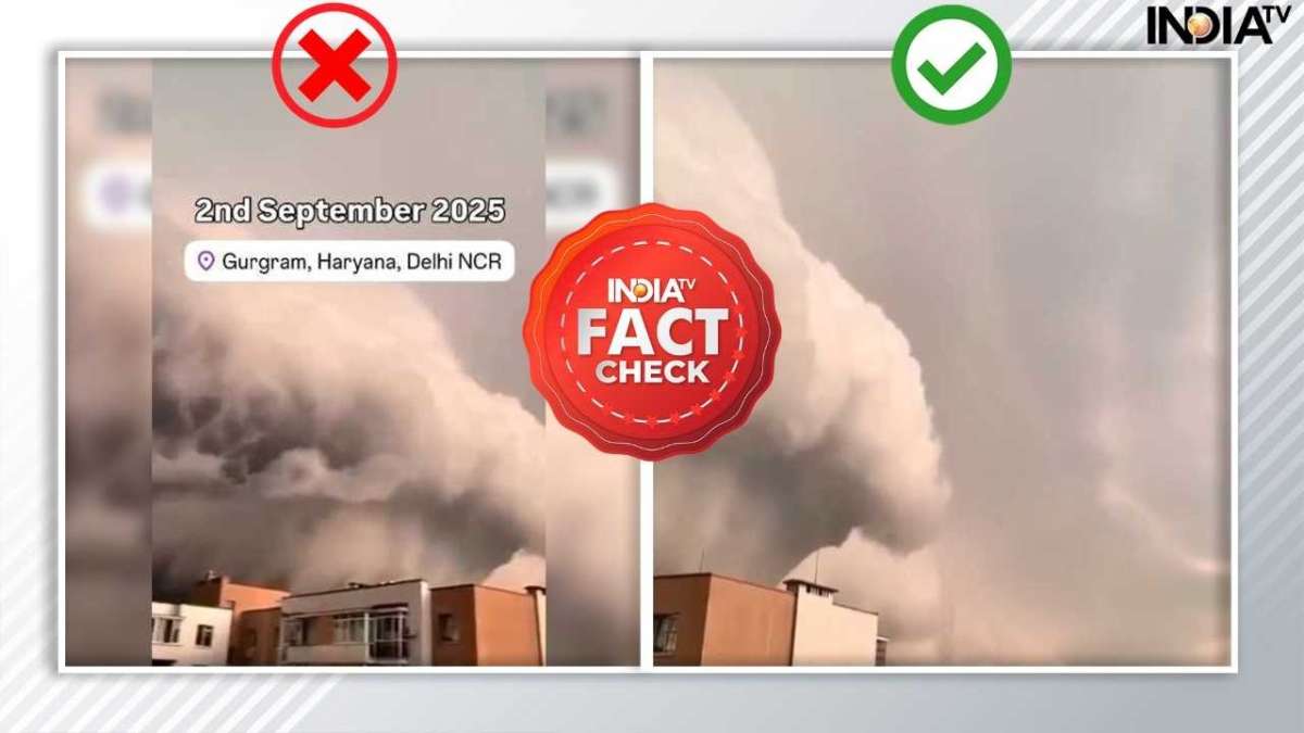 Fact Check: ‘गुरुग्राम के आसमान में छाया अनोखा बादल’, इस दावे के साथ वायरल हो रहा वीडियो, जानिए सच्चाई