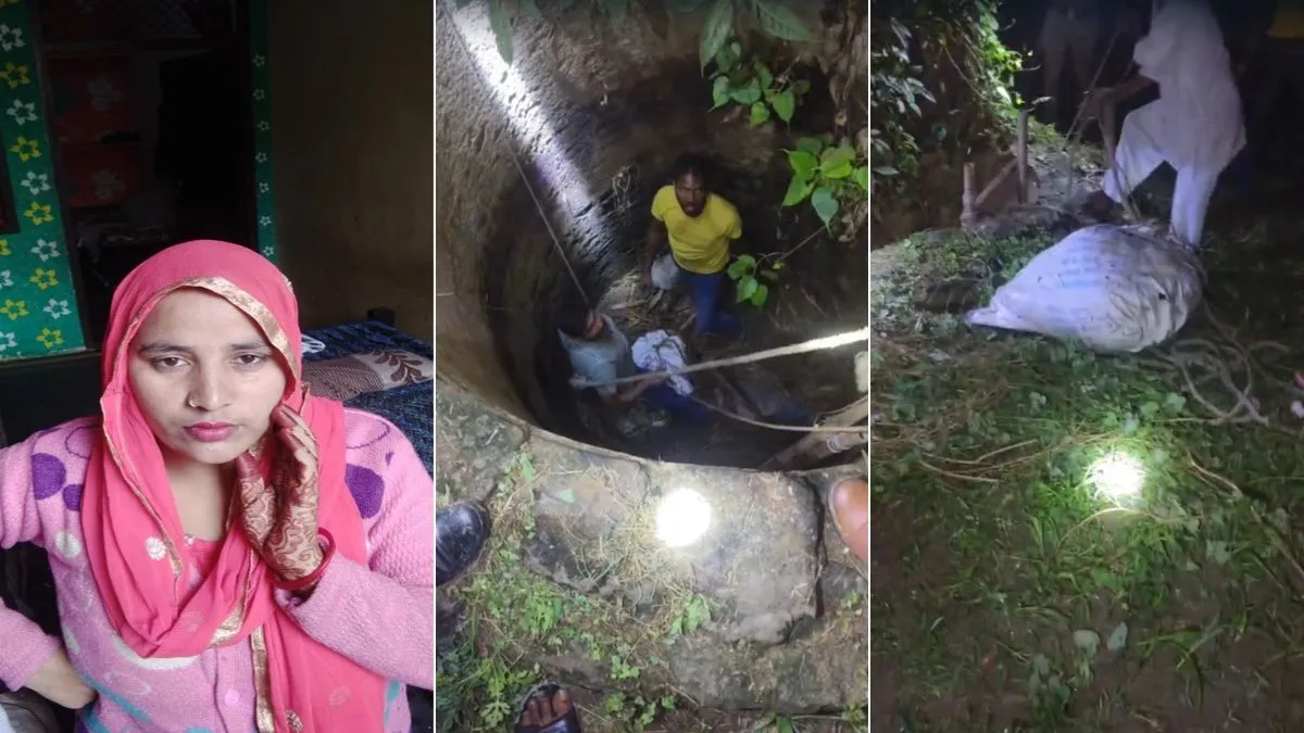 दूध में नशे की गोलियां मिलाकर पत्नी को किया बेहोश, फिर घोंट दिया गला, शव को बोरे में भरकर ई-रिक्शा से कुएं में फेंक आया hapur husband killed wife- India TV Hindi