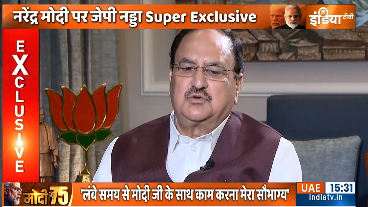‘देश का नेतृत्व PM मोदी के हाथों में होना सौभाग्य की बात’, बीजेपी अध्यक्ष जेपी नड्डा का Exclusive इंटरव्यू