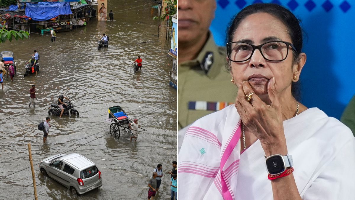 कोलकाता में बाढ़ के लिए ममता बनर्जी ने UP-बिहार पर फोड़ा ठीकरा, दिया अजीबोगरीब बयान