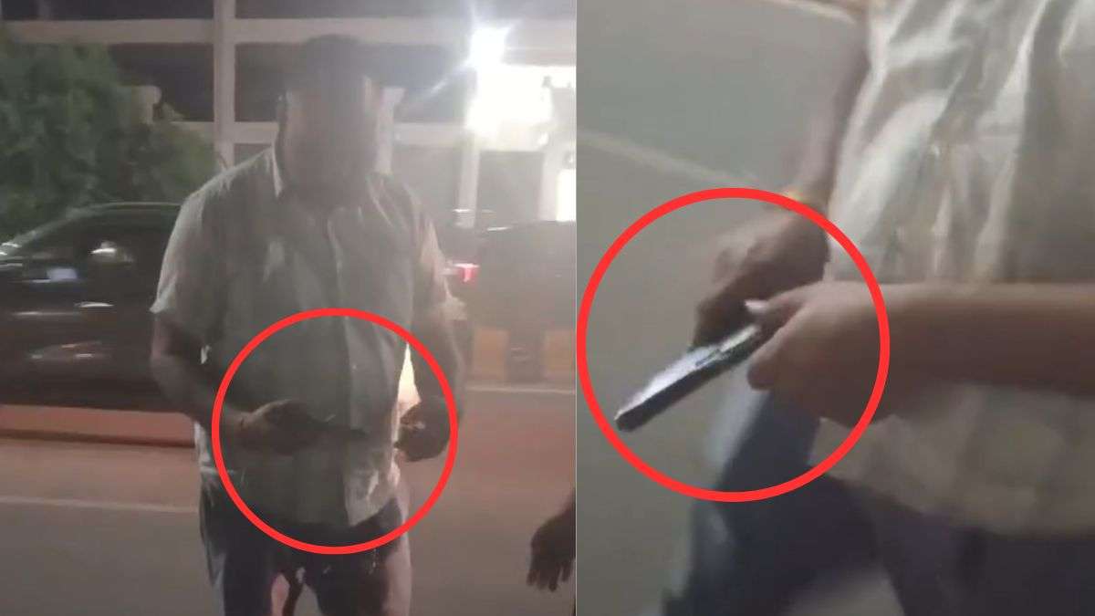 यूपी: कलयुगी टीचर ने नशे में धुत होकर युवती से बीच सड़क पर की छेड़छाड़, पिस्टल तानकर कार में खींचने लगा; VIDEO