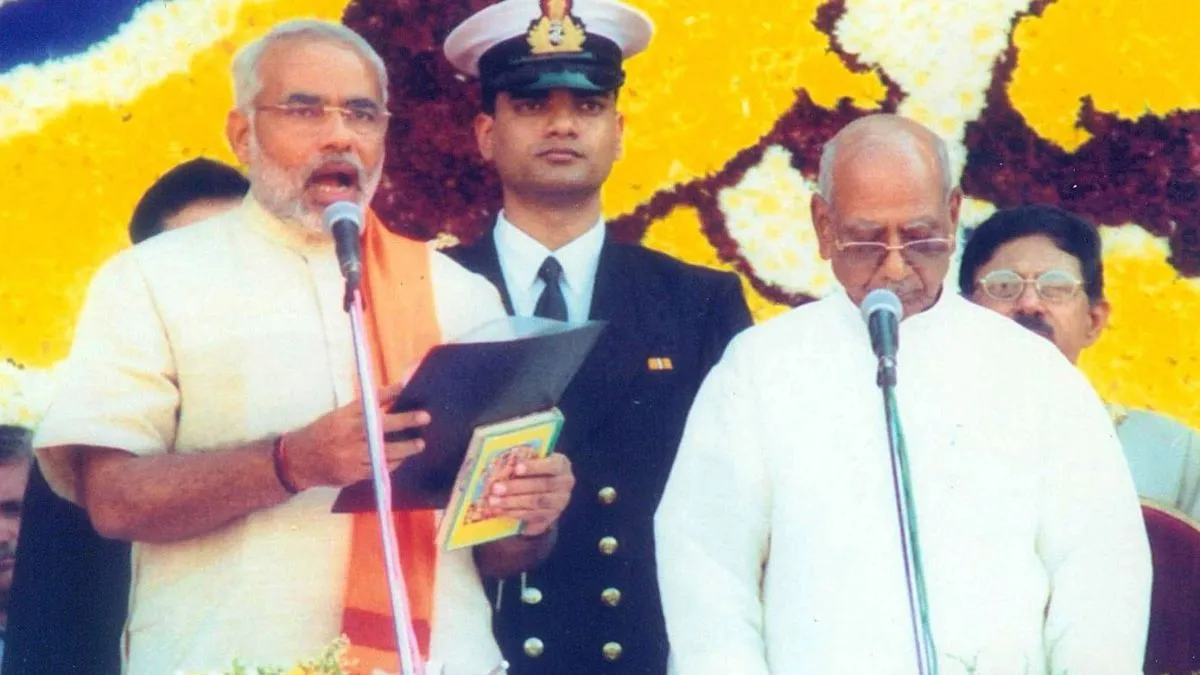जब दूसरी बार गुजरात के CM बने थे नरेंद्र मोदी,