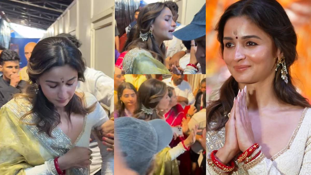 काजोल-रानी के दुर्गा पंडाल पहुंचीं आलिया भट्ट, सेल्फी के लिए फैन ने पार की हदें
