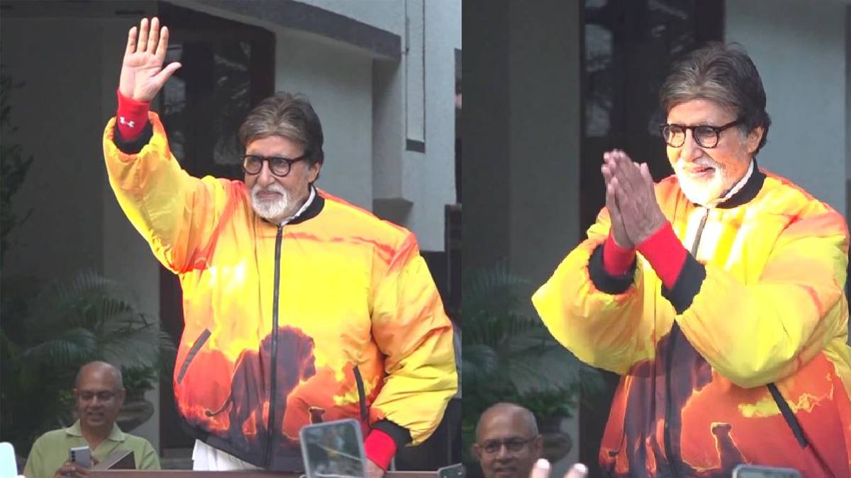 अमिताभ बच्चन के घर जलसा के आगे लगा लोगों का जलसा, मेगा स्टार ने फैन्स का किया अभिवादन