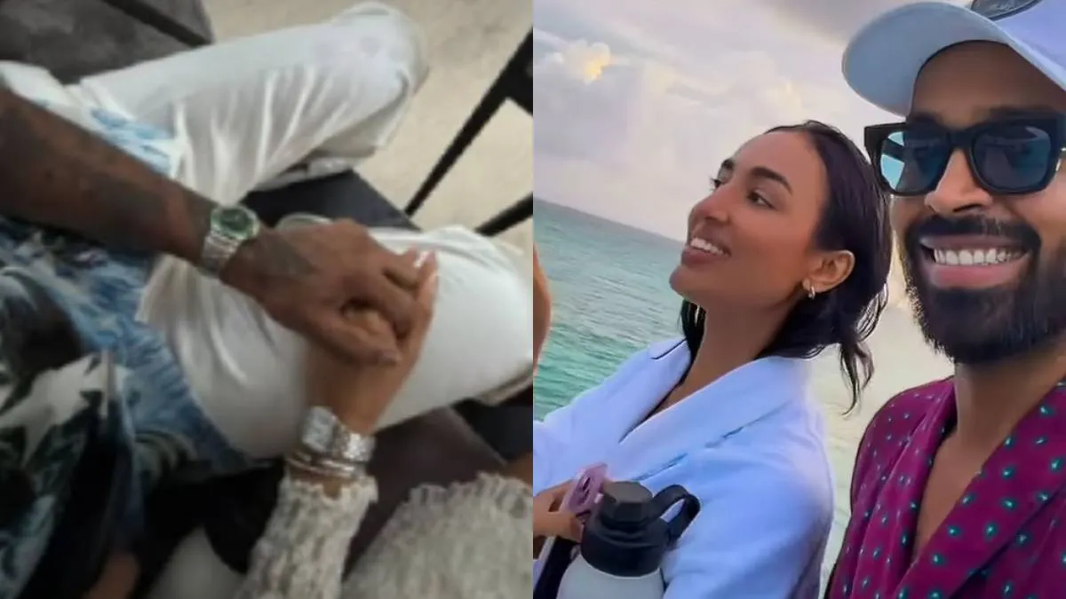 परवान चढ़ रहा हार्दिक पांड्या का प्यार, नई गर्लफ्रेंड संग हाथों में हाथ डाले मना रहे छुट्टियां, सामने आई तस्वीर Hardik Pandya, Maheika Sharma- India TV Hindi