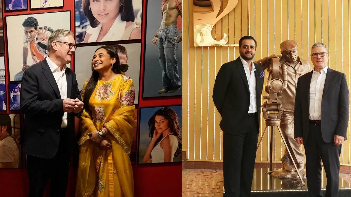 यशराज स्टूडियो पहुंचे ब्रिटेन के प्रधानमंत्री कीर स्टार्मर, रानी मुखर्जी से की मुलाकात, अंदर ही देखी फिल्म rani mukerji- India TV Hindi