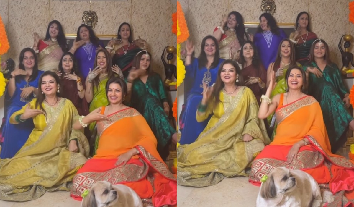 भाग्यश्री ने अपनी महिला मंडली संग किया जबरदस्त डांस, देखे बिना नहीं रह पाएंगे आप
