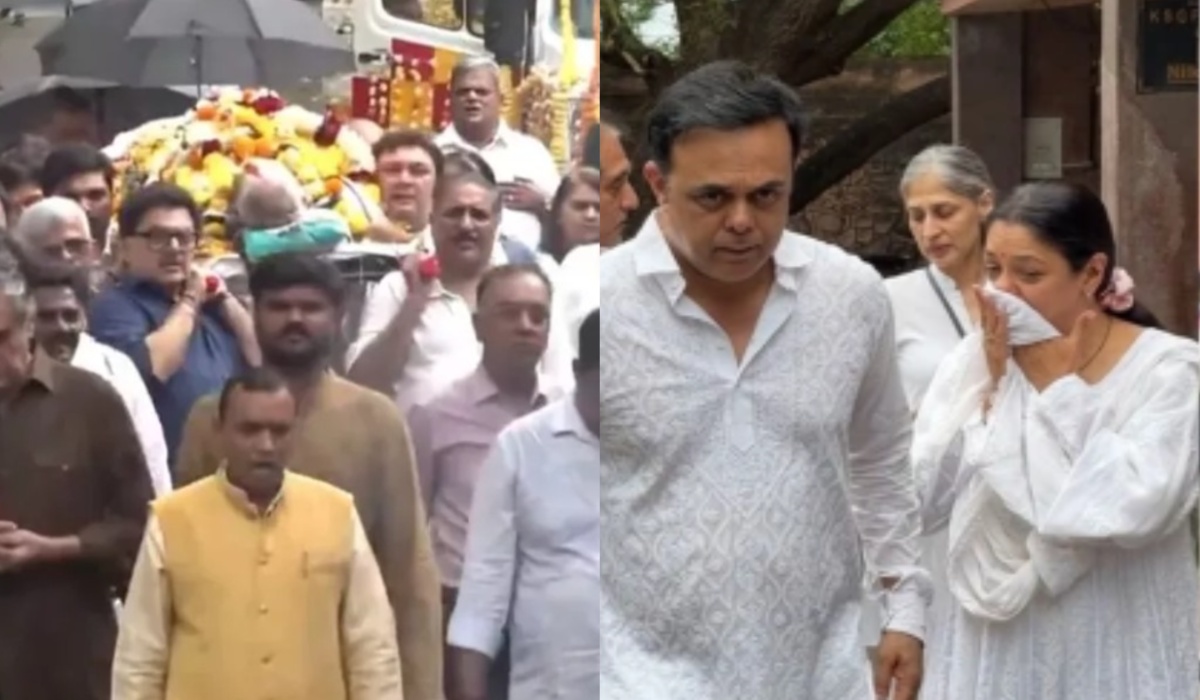सतीश शाह को राजेश कुमार ने दिया कंधा, अंतिम विदाई पर फूट-फूटकर रो पड़ीं रुपाली गांगुली सतीश शाह को राजेश कुमार ने दिया कंधा, अंतिम विदाई पर फूट-फूटकर रो पड़ीं रुपाली गांगुली