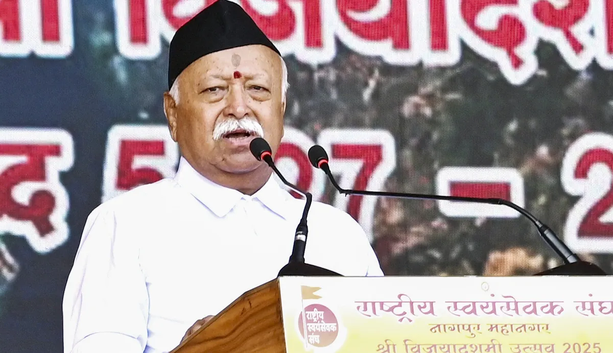'हिंसक आंदोलन किसी नतीजे तक नहीं पहुंचते', RSS प्रमुख ने दशहरा पर संबोधन में Gen-Z का किया जिक्र मोहन भागवत, संघ प्रमुख- India TV Hindi