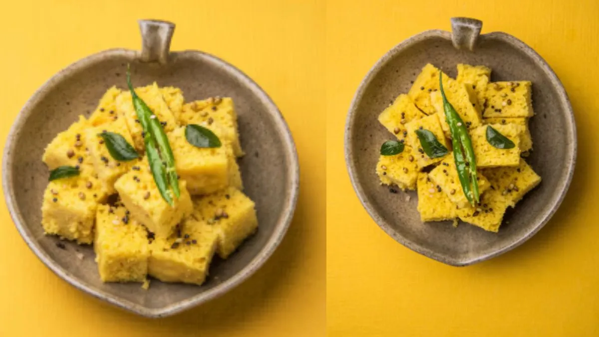 Besan Dhokla Recipe: बिना तेल मसाले के सुबह नाश्ते में झटपट बनाएं हेल्दी फूला-फूला बेसन ढोकला, मिनटों में तैयार करने के लिए नोट करें रेसिपी बेसन ढोकला की आसान सी रेसिपी- India TV Hindi