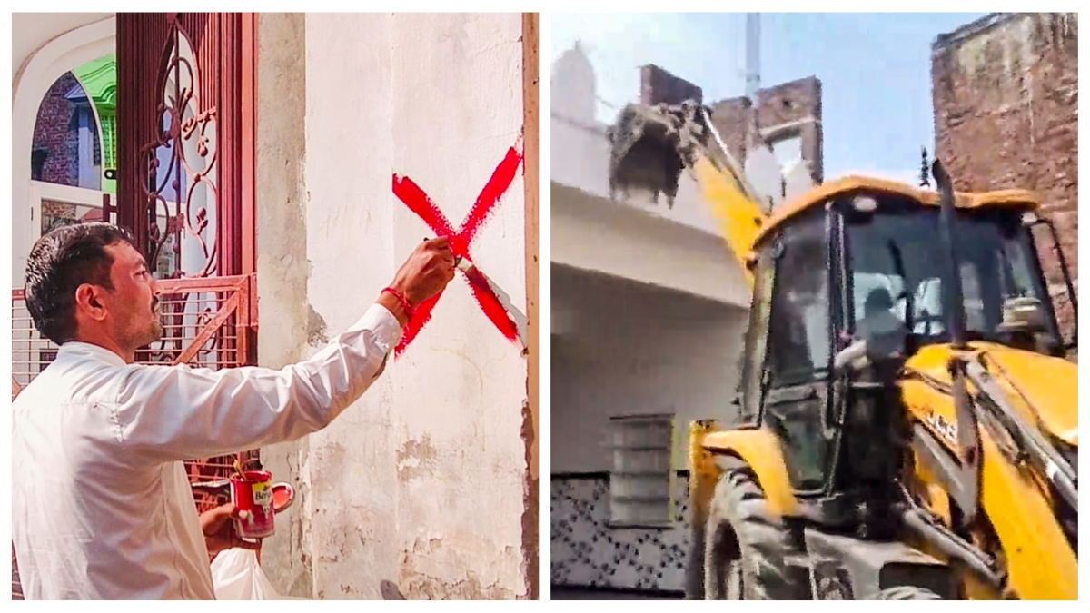 VIDEO: संभल में आज फिर गरजेगा बुलडोजर, 80 घरों और मस्जिद को किया जाएगा ध्वस्त, लगाए गए लाल निशान