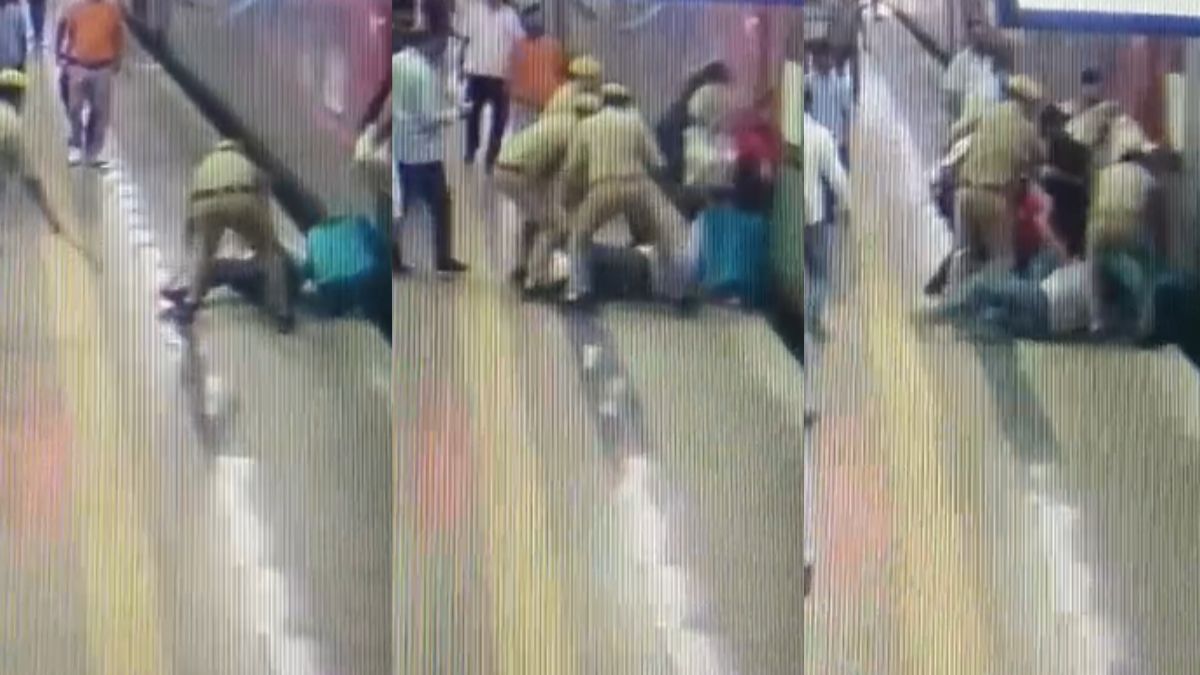 ट्रेन से प्लेटफार्म पर गिरा शख्स, बचाने के लिए कूद गईं दो बेटियां; सामने आया CCTV