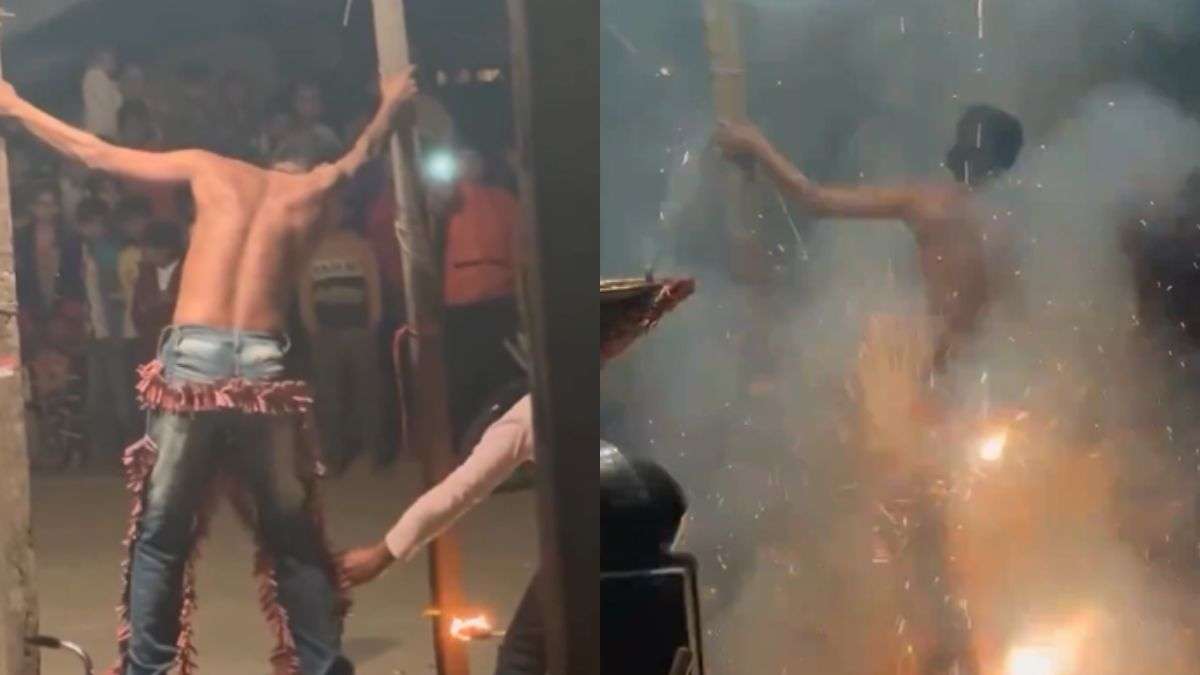 shocking video, viral video, dangerous stunt, stunt video, viral news, trending video