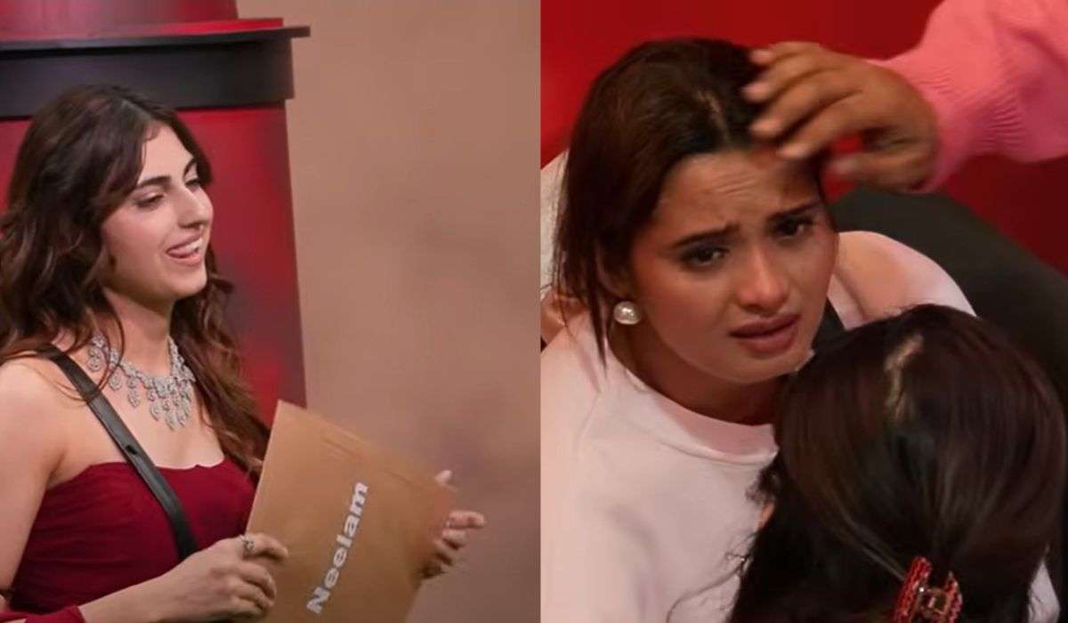 Bigg Boss 19: फरहाना भट्ट ने फाड़ दिया नीलम गिरी के परिवार का लेटर, आंखों में आंसू लिए भोजपुरी एक्ट्रेस ने कही ये बात