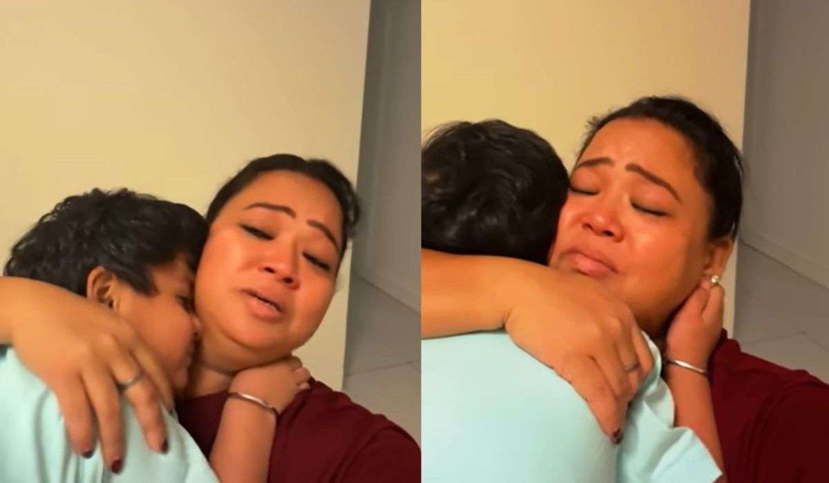प्रेग्नेंट भारती सिंह के आंखों से छलके आंसू, बेटे गोला को लगाया गले