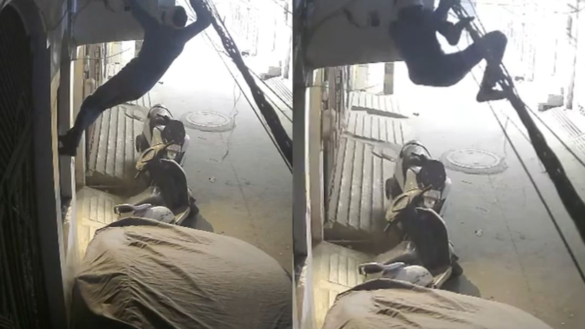 दिल्ली: स्पाइडरमैन के स्टाइल में घर में घुसा चोर, करीब 45 लाख का माल लेकर चंपत, CCTV आया सामने