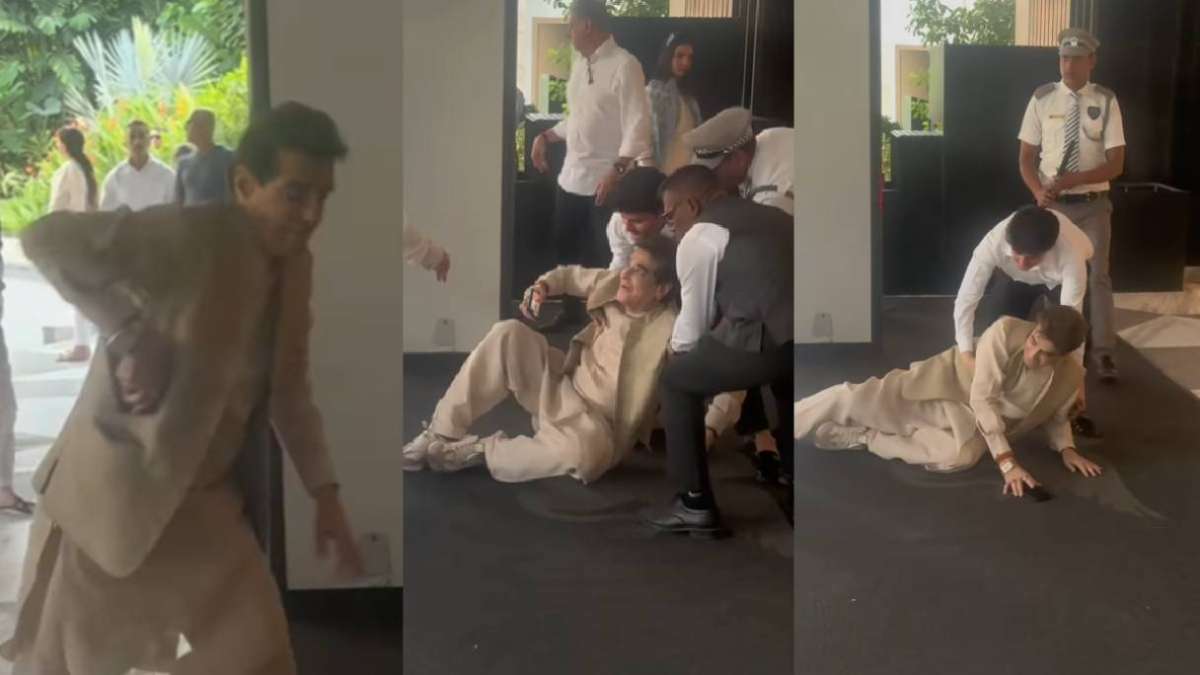 जरीन खान की प्रेयर मीट में लड़खड़ाकर गिरे जितेंद्र, गार्ड ने दौड़कर थामा हाथ