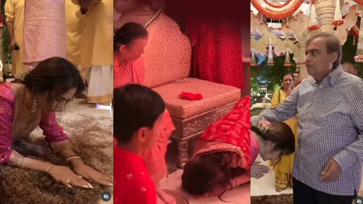 नीता अंबानी ने मां के धोए पैर, पति मुकेश को झुककर किया प्रणाम, भक्ति में चूर होकर किया ग्रैंड सेलिब्रेशन
