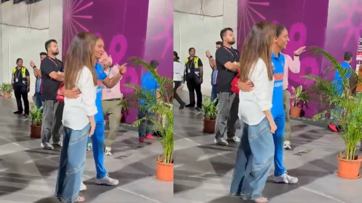 खुशी से फूले नहीं समा रहीं नीता अंबानी, हरमनप्रीत कौर को लगाया गले