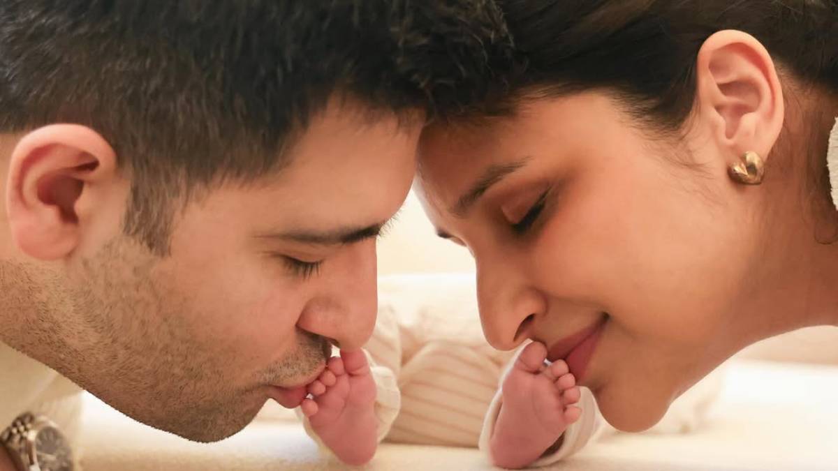 क्यूट झलक के साथ परिणीति चोपड़ा और राघव चड्ढा ने बताया बेटे का यूनिक नाम