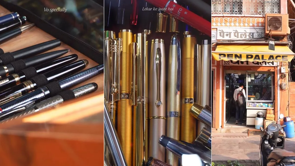 'Pen का स्वर्ग' है जयपुर की ये दुकान, सुप्रीम कोर्ट के वकील भी हैं इनके कस्टमर; लग्जरी प्रोडक्ट्स की कीमतें होश उड़ा देंगी pen palace shop Jaipur,pen palace shop Jaipur video,pen palace shop Jaipur viral news, viral video, - India TV Hindi