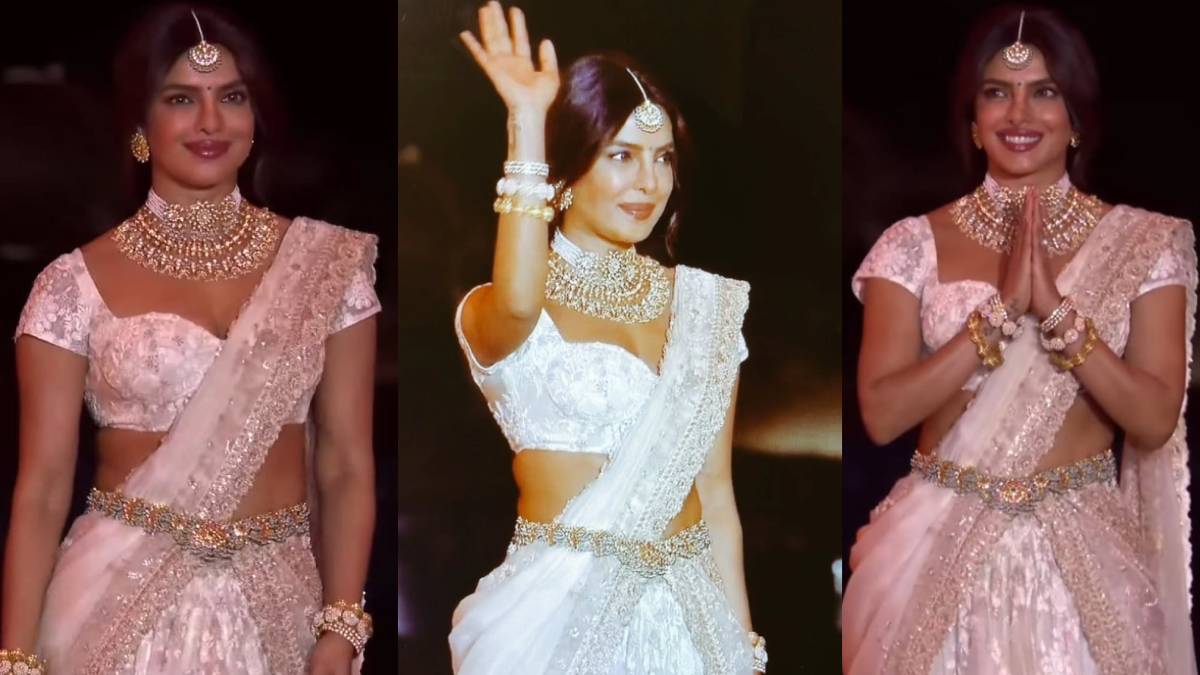 देसी गर्ल से राजकुमारी बनीं प्रियंका चोपड़ा, इवेंट में ‘मंदाकिनी’ का रूप धरकर पहुंचीं